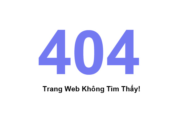 404 Trang web không tìm thấy